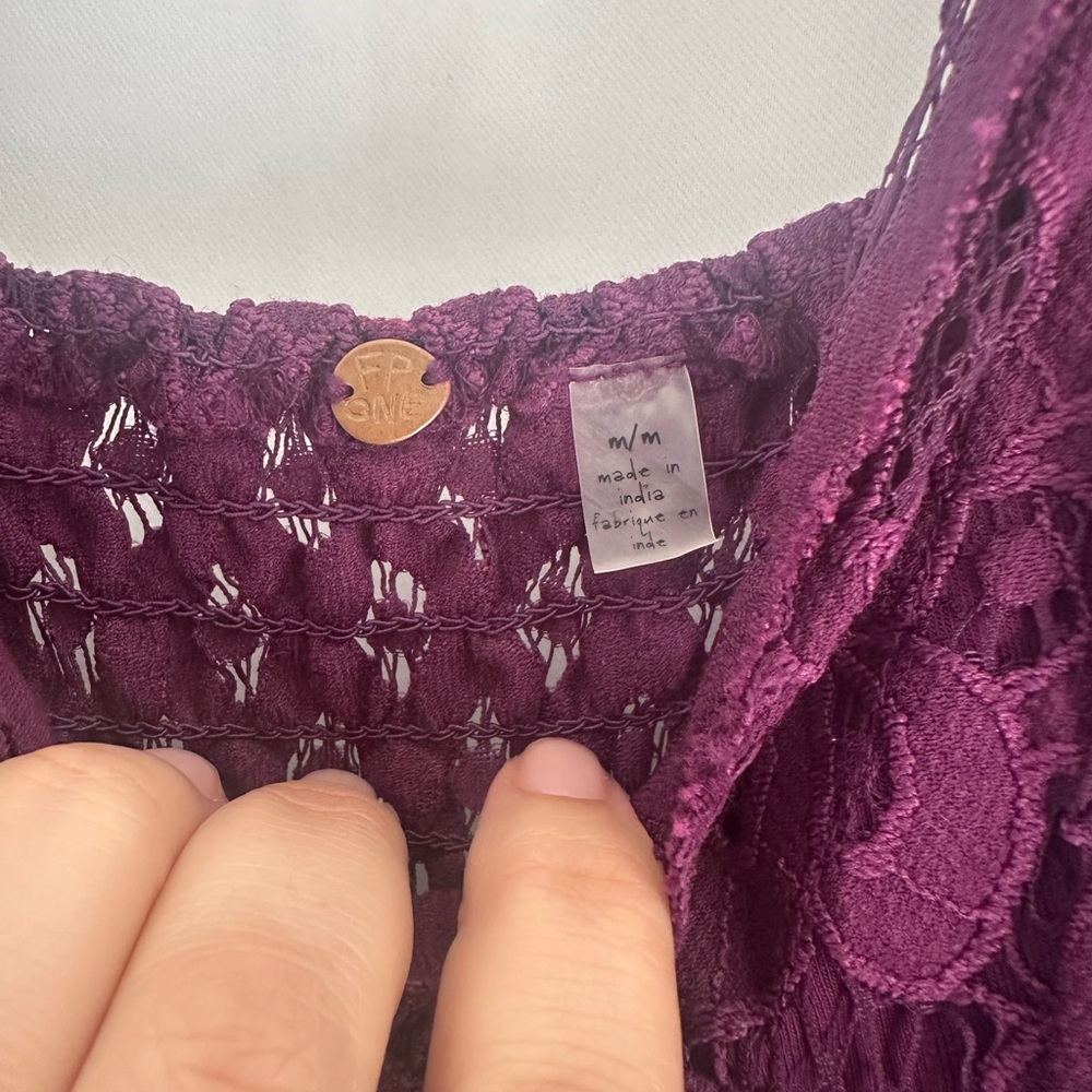 Free People Deep Purple Maxi Dress - Picture 2 of 3